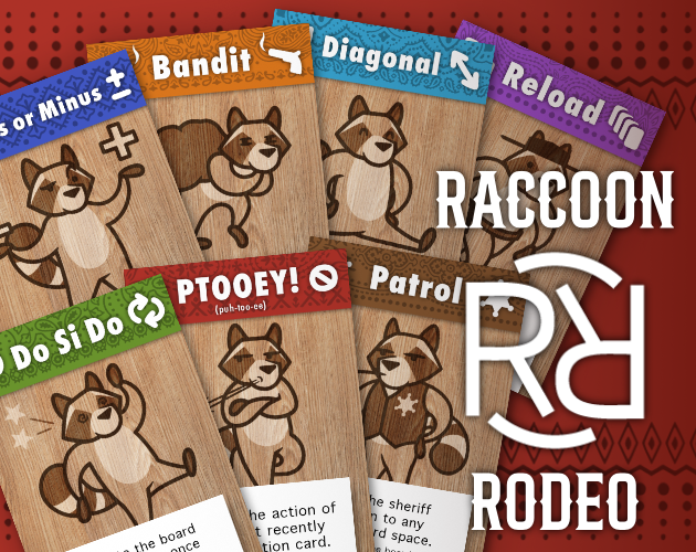 Raccoon Rodeo designs